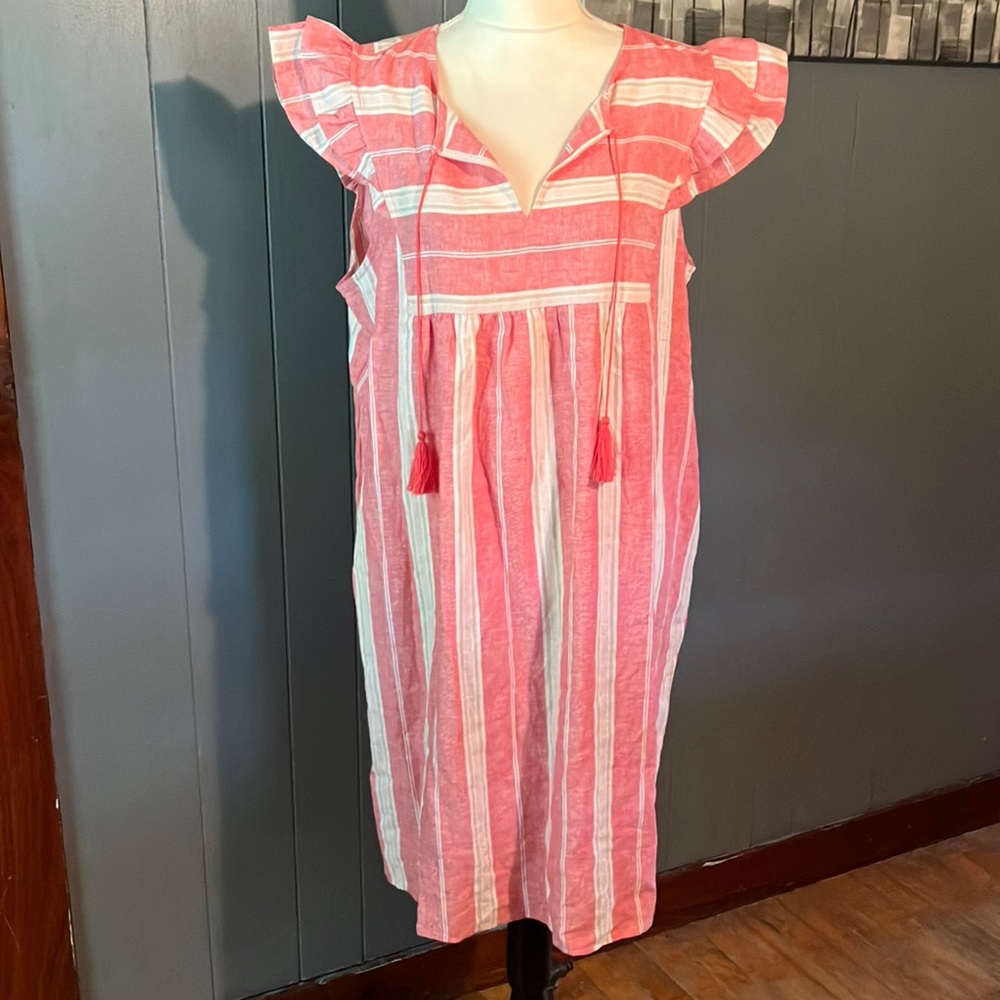 Loft outlet size large red and white NWT